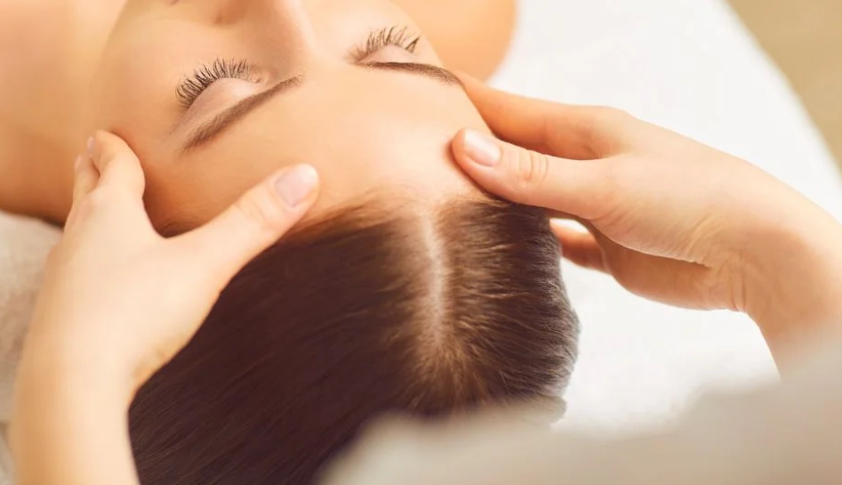 Gesichtsmassage